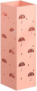 GREOHNMPAW El Cubo para Paraguas de Internet Celebrity Home Está Decorado con un Paragüero Inoxidable de Color Rosa en la Entrada
