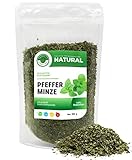Pfefferminztee Pfefferminzeblätter 150g I lose getrocknet Pfefferminze I geschnittene lecker biologischem Minze I von Natural Welt