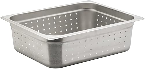 Chef's Supreme - Sartén perforada de acero inoxidable de 4 pulgadas, 1 unidad