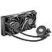 Price comparison product image Cooler Master MasterLiquid Lite 240 CPU Liquid Cooler - Dual Dissipation Pump and Dual 120 mm Air Balance Fans