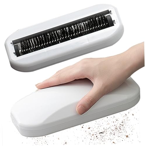 Barredora de migas, 2 unidades, cepillo ergonómico de mano con cerdas de polipropileno para migas de cáscara de nuez, limpieza de migas de ABS para mesa, cama, sofá, alfombra. Cepillos