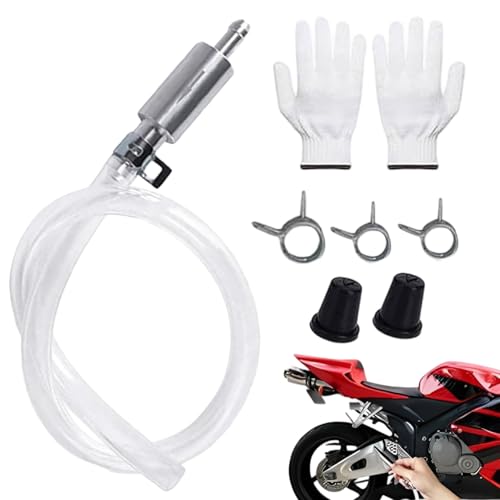 Sghtil Kit de purga de líquido de frenos, herramienta de purga con válvula antirretorno, manual de un solo sentido para vehículos, motocicletas, furgonetas