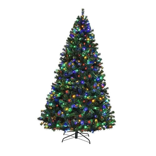 Sapin de Noël pré-éclairé gain de place 6 pieds en PVC robuste