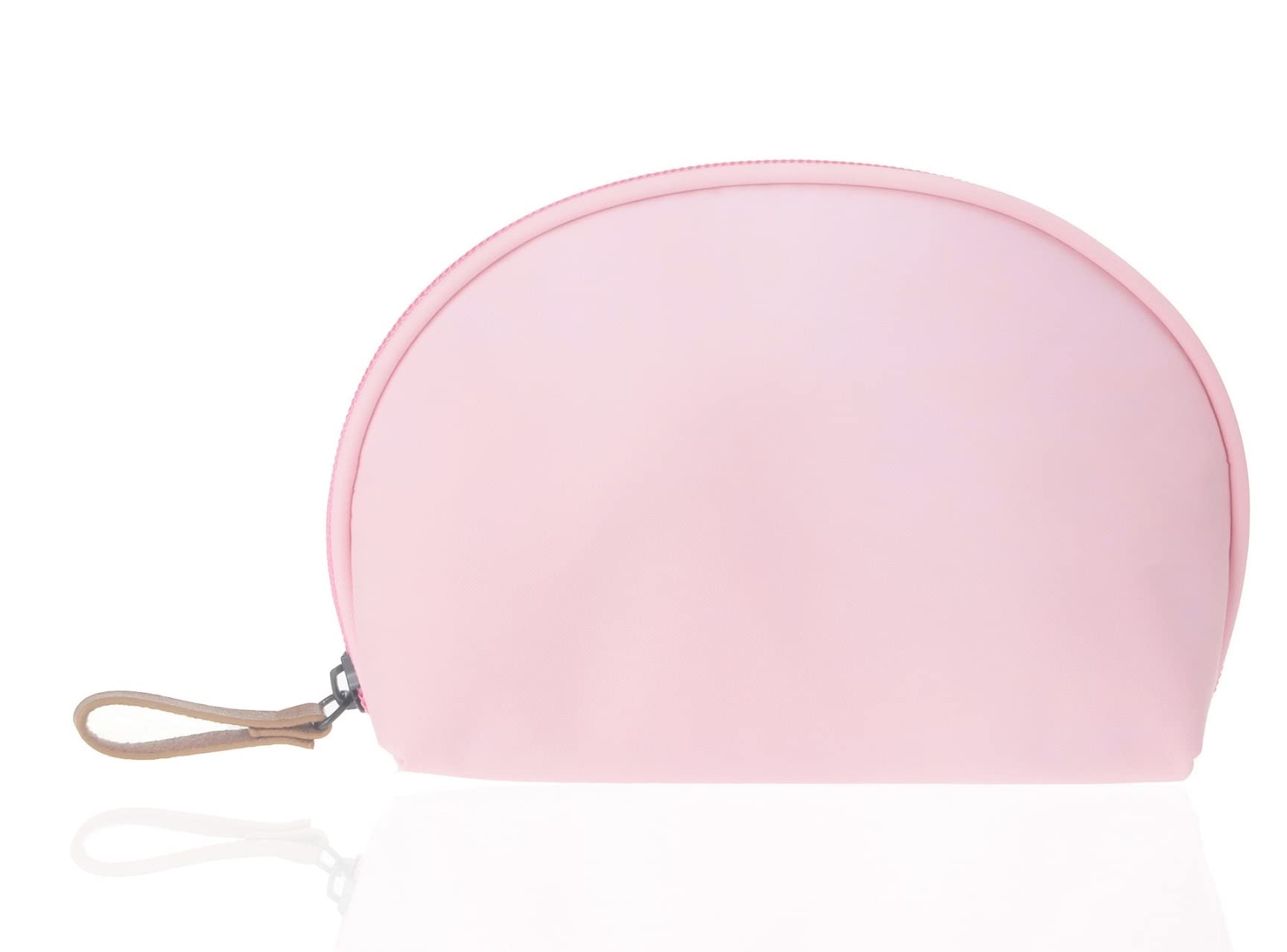 Small Makeup Bag for Purse Portable Waterproof Cosmetic Bag Travel Makeup Pouch for Women (Nylon, Pink)