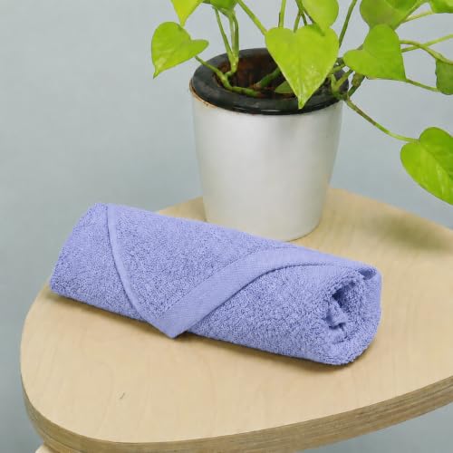 Image of HEELIUM Bamboo Face Towel | Ultra Absorbent & Odour-Free | 3X Softer Than Cotton Towels | 30 x 30 cm - 600 GSM