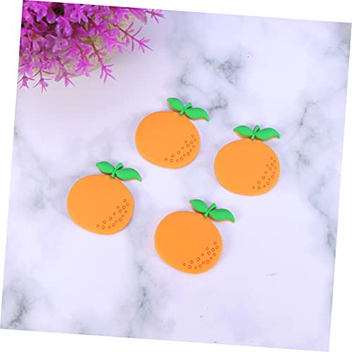 HOMSFOU 20 Stück Oder Türnotizen Heimdekoration Erdbeerzubehör Kunsthandwerk Stilvolle Karte Pvc Kleinkinder Farbe Rot Harz Niedliches Kunstwerk Büro Gemüse Kalender Küche – Bild 4