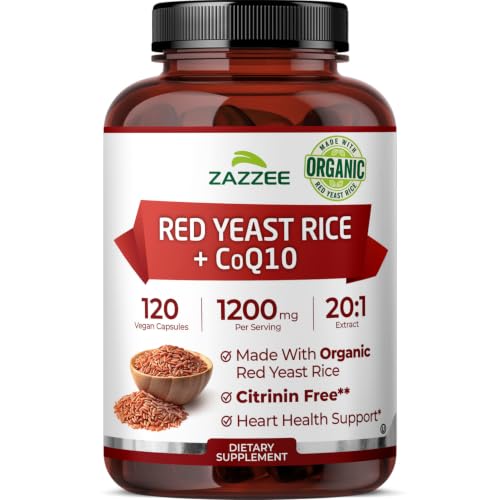 Zazzee Organic Red Yeast Rice 20:1 Extract...