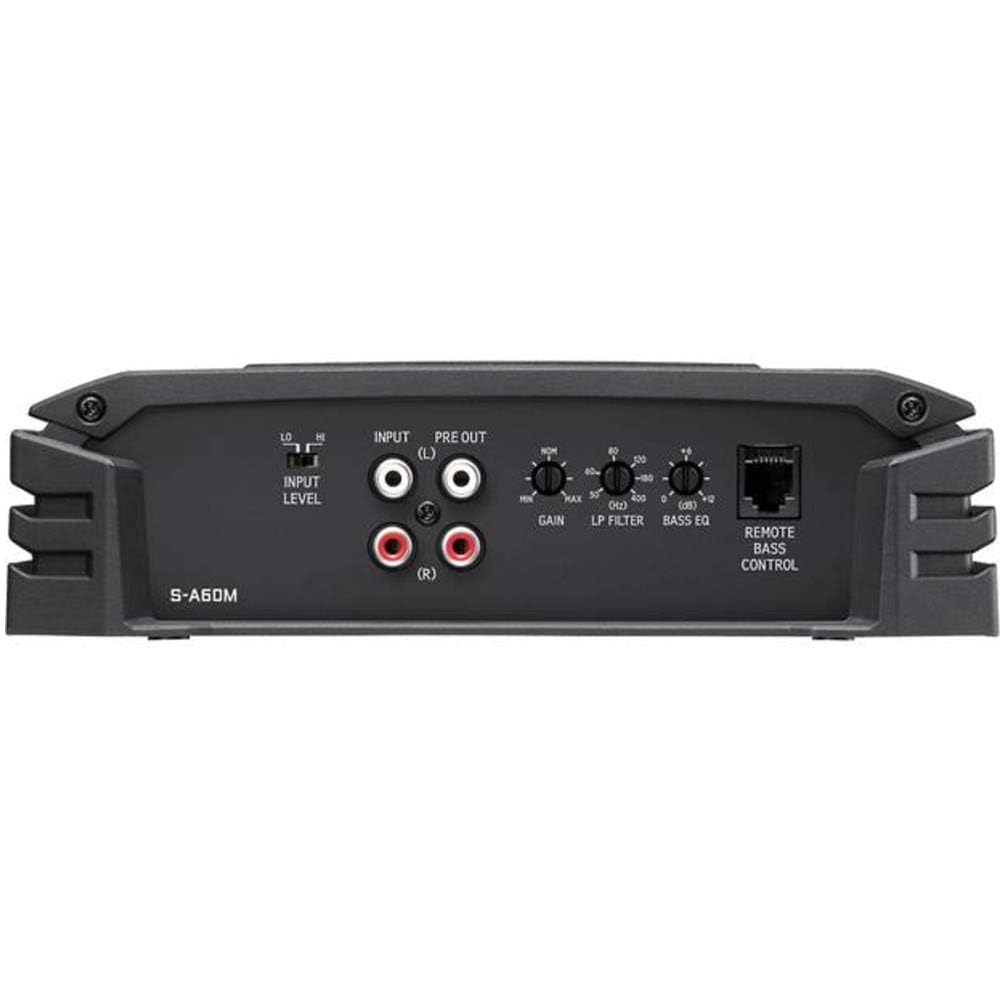 Alpine S-A32F S-Series 4-Channel Digital Amplifier Bundled w/Alpine S-A60M S-Series Class D Mono Amplifier