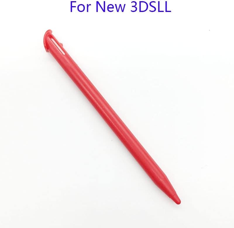 YANHAO [Video Game Parts] 12PCS New Black White Red Blue Touch Pen Stylus for Nintendo New 3DS LL / 3DS XL 2015 [Replace] (Color : Red)