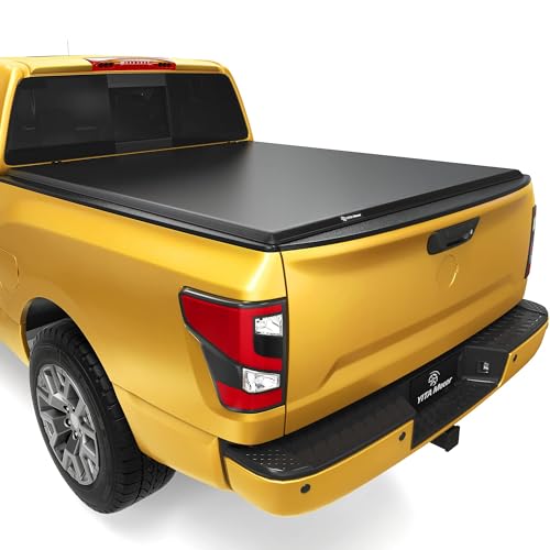 YITAMOTOR Soft Tri-fold Truck Bed Tonneau Cover Compatible with 2005-2021 Nissan Frontier(NO México), Fleetside 6 ft Bed 6' Soft 3-Fold 2005-2021