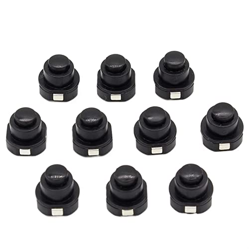 Interrupteur torche bouton défectueux ? Lot de 10 commutateurs 10x10mm pour lampe de poche