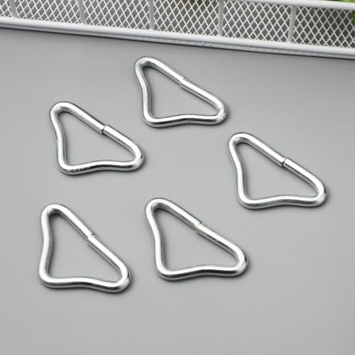 Boucles triangulaires fer trampoline minkissy x20 avec base