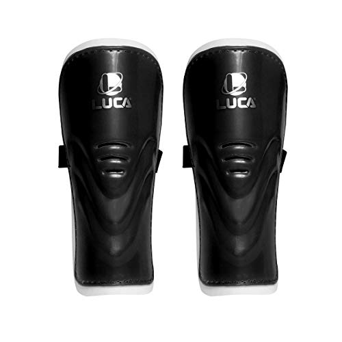 LUCA Shinguard, Shinguard for Football, Shinguard for Men, Club Shinguard (Black)
