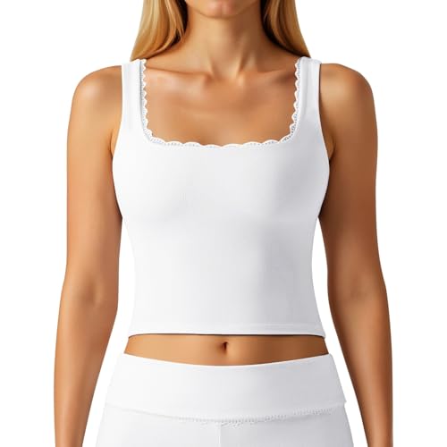 Haut de yoga blanc femme dos extensible idéal pour l'entraînement