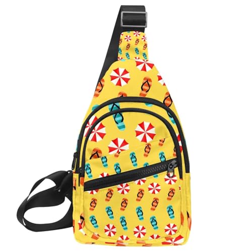 Sac à bandoulière imperméable jaune pour le sport et les loisirs d'été