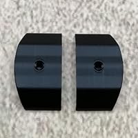 ULEIVA Ersatz Endkappen Set 2 Stck Schwarz kompatibel mit Kederleiste Zierleiste Endstück kompatibel mit Wohnwagen Elddis Mistral GTX (Schwarz)