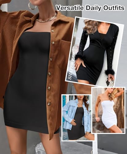 Image of Strapless Shapewear for Women Full Slip shapewear dress Tummy Control slip for women under dress