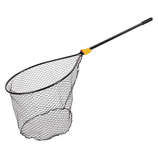 Frabill Conservation Slide Handle Net | Teardrop Hoop Size: 17" X 19" | Sliding Handle: 36" | Netting: Tangle-Free Micromesh | Net Depth: 16"