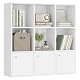 Bücherregal VASAGLE mit Türen für Bücher und DVDs