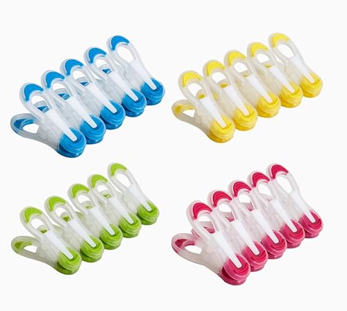 CYNVS Colorful Plastic Clothespins