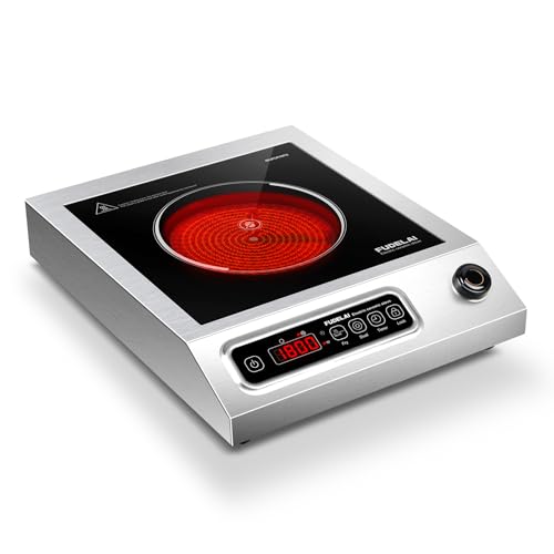 1800W Infrared Electric Hot Plate with Timer