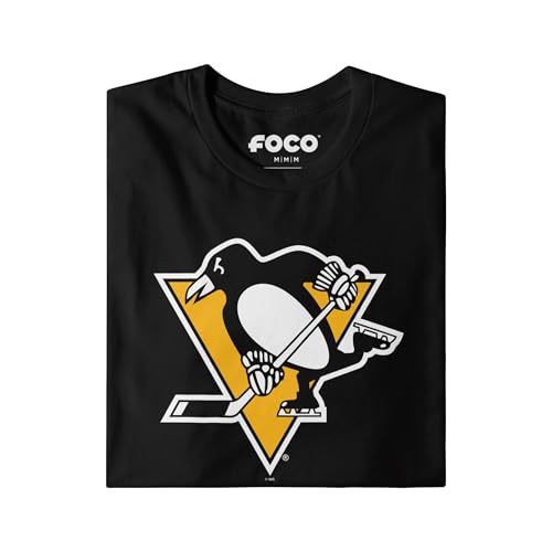 FOCO Pittsburgh Penguins NHL Mens Primary Logo Long Sleeve T-Shirt - Black - L by FOCO - Used condition - Image 4