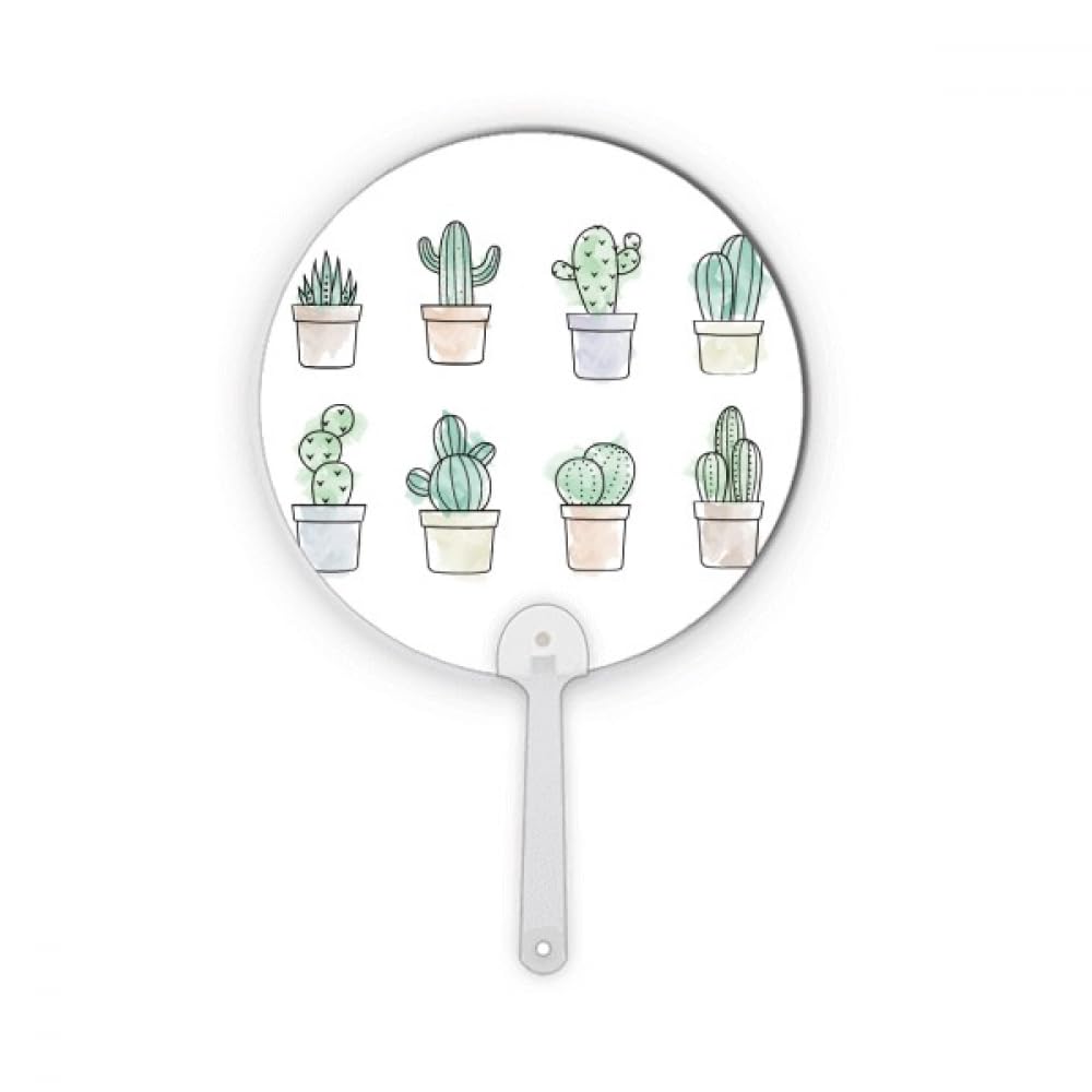Cactus en pot déco plastique ronde pour embellir votre atelier créatif