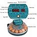 Hethya 15 Eggs Incubator with Automatic Humidity Control, Pulse Heating Temperature control, Automatic Egg Turning, Incubator for Hatching Eggs, Chick, Quail egg, with Egg Candler