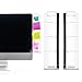 Goblin's Treasures Excelity Concise Monitor Message Board/Computer Monitors Side Panel/Notes Memo Board Message for Monitors,1Set (Left & Right) (with Phone Holder)