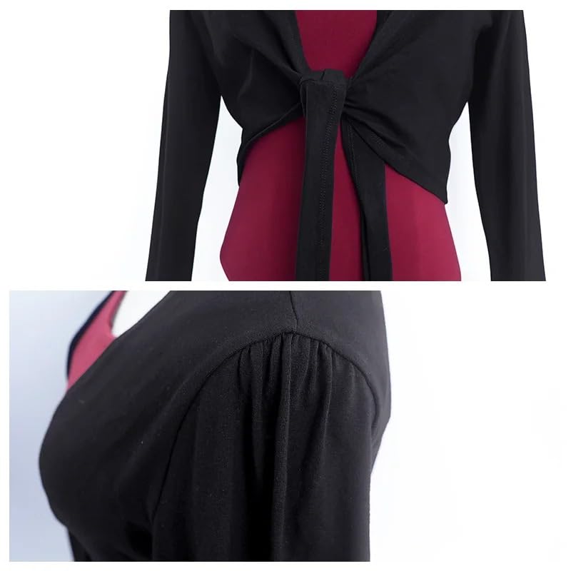 Chaqueta de Danza Ballet Abrigo Superior de Ballet de Manga Larga for Adultos, Chaqueta de algodón, Ropa de Entrenamiento de Gimnasia y Ballet, Ropa de Baile Femenina