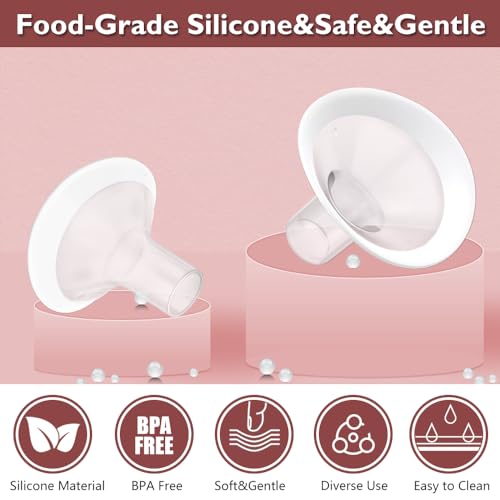 2 piezas de protectores suaves 15mm compatibles con extractor Medela miniatura 7