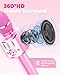 Amazmic Toys for Girls, Kids Karaoke Microphone Toddler Microphone for Kids with Lights, for Girls, Birthday Party Boys Toy Age 3 4 5 6 7 8+(Light Pink)