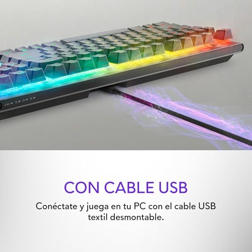 Teclado Alienware AW920K mecánico tri-mode inalámbrico para gaming 4