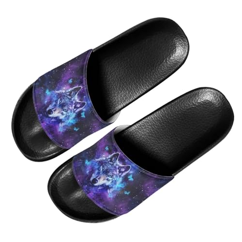 Image of Footwear for Mens Open Toe Athletic Sandals Anti-Slip Sole Slide Sandals Pillow House Flat Shoes Comfortable Slip On Slippers for Indoor & Outdoor