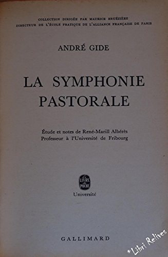 La symphonie pastorale [French] B00QVEQ3H8 Book Cover