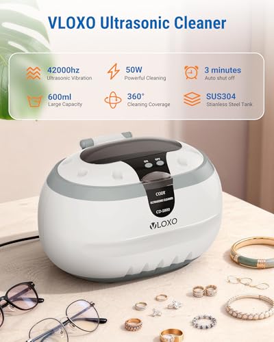 Ultrasonic cleaner professionnel 42KHz pour montres et bijoux