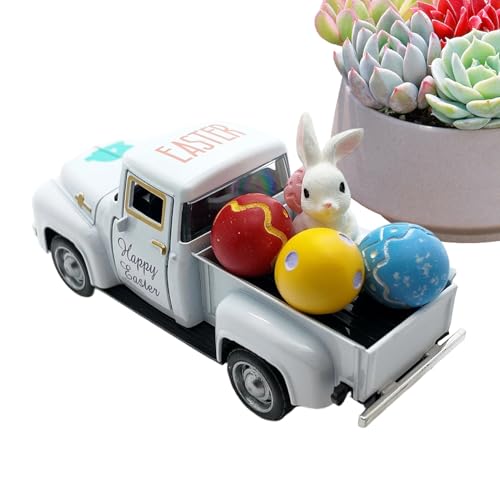 Décorations de Pâques pour camion de style ferme, cadeau idéal pour table et maison - 2