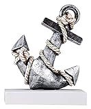 WQQLQX Statue Anker Statue Art Deco Zubehör Home Zubehör Desktop Dekoration Foto Requisiten/Strand Ozean Thema Party und Room Decoration Figuren Skulpturen