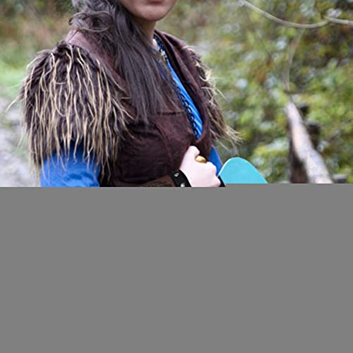 Braçadeira de Armadura Viking - Braçadeiras de algemas de pulso de couro PU granulado,Armadura de Co