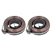2 Pack Drill Press Spring Feed Return Coil Assembly 0.7x6x35mm Blackened Steel Replacement Part For Pillar Drilling Machine Tools Workshop Equipment Bronze And Black Finish