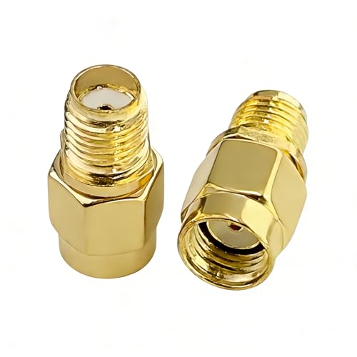 Adaptador SMA Hembra a RP-SMA Macho 2-Pack miniatura 1