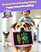 TEKFUN LCD Writing Tablet Doodle Board, 10inch Colorful Drawing Pad for Kids, Mess Free Coloring for Toddlers, Toys Gifts for 3 4 5 6 7 8 Year Old Girls Boys (Pink)