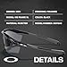 OAKLEY OO9343 M2 Frame XL Irregular Shaped Non-Polarized Sunglasses for Men – Includes Official Eyewear Kit – Polished Black Frame with Grey Lens