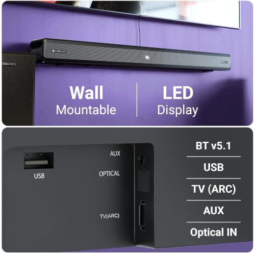 Image of ZEBRONICS Juke Bar 9510WS PRO Dolby 5.1 CH Wired Speaker, 600W Dolby Audio