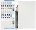 Turner Acryl Gouache Acrylics Set of 12 Smart Set w/ free Color Mixing Cards 11 ml Tubes - 2 Titanium Whites