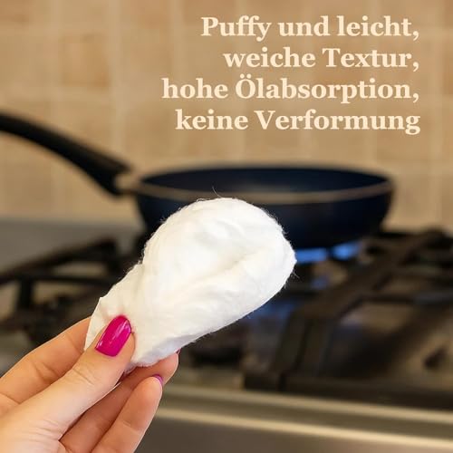 12 Stück Keramik Baumwolle Set, Hitzebeständig Keramik Wolle, Geeignet für Verbesserung der Effizienz und Stabilität des Kamins