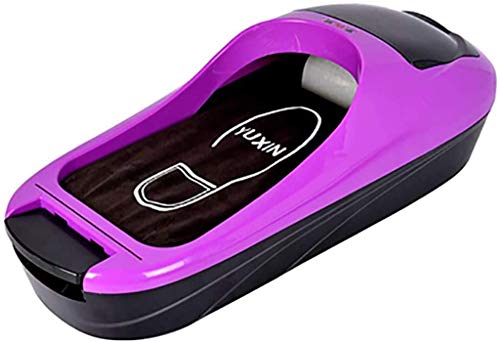 CHENGL Piso Guardia Starter Kit, máquina Cubierta de la Zapata Cubierta de Tapa del dosificador de Zapatos de Arranque Zapato portátil, Apto para Uso médico, hogar, Tienda y de la Oficina,Púrpura