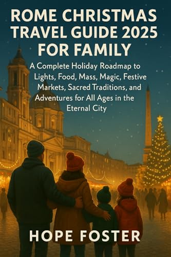 ROME CHRISTMAS TRAVEL GUIDE 2025 FOR FAMILY: A Complete Holiday roadmap to Lights, Food, Mass, Magic, Festive Markets, Sacred Traditions, and Adventures for All Ages in the Eternal City