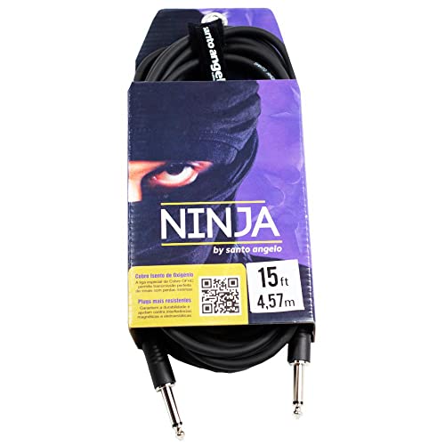 Qual a Melhor Pedaleira de 2025? Melhores Ranking 10 CABO DE GUITARRA NINJA CABLE 0,20 MM CONECTOR P10/P10 15FT 4,57 METROS PRETO - SANTO ANGELO
