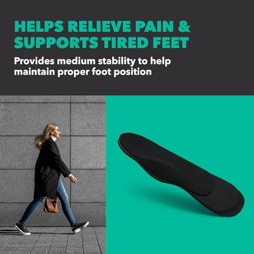 Image of Spenco Rx Orthotic Arch Cushion 3 /4 Length Comfort Support Shoe Insoles Women's 9-10 /Men's 8-9